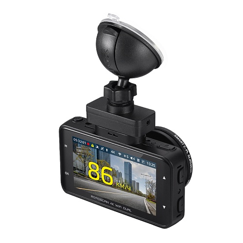 Видеорегистратор с GPS/ГЛОНАСС отслеживанием iBOX RoadScan 4K WiFi Dual + Камера заднего вида iBOX RearCam FHD11