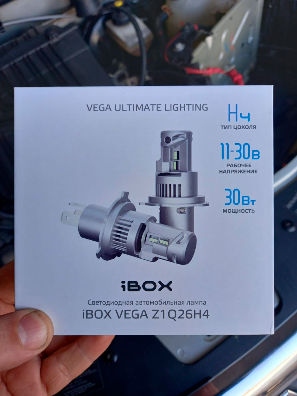 Светодиодные лампы IBOX VEGA. Дорогу видно отлично.