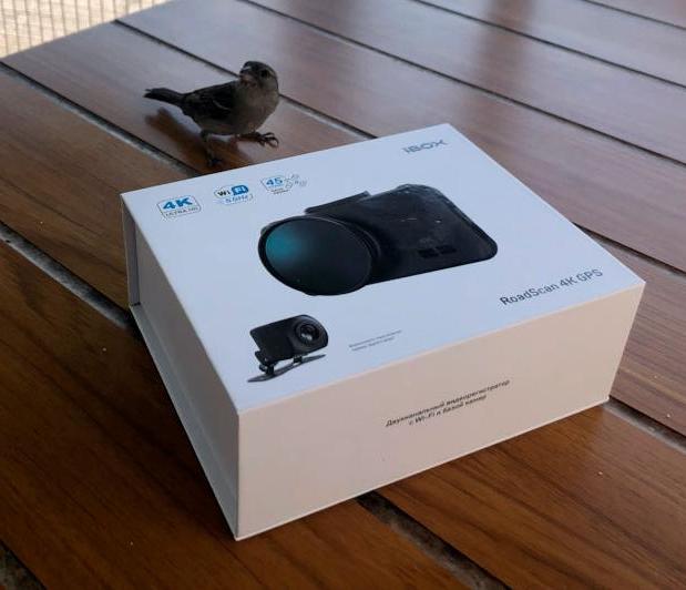 iBOX RoadScan 4K GPS видеорегистратор с базой камер