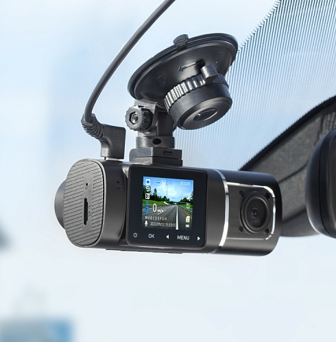 Двухканальный видеорегистратор iBOX Flip GPS Dual