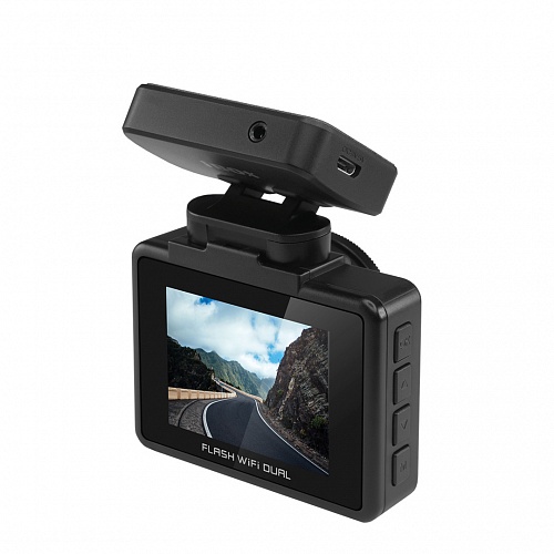 Видеорегистратор iBOX Flash WiFi Dual + Камера заднего вида iBOX RearCam D7