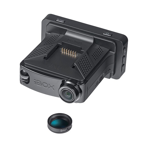 Видеорегистратор с сигнатурным радар-детектором iBOX F5 PRO 4K LaserScan WiFi Signature Dual + Внутрисалонная камера RearCam FHD6