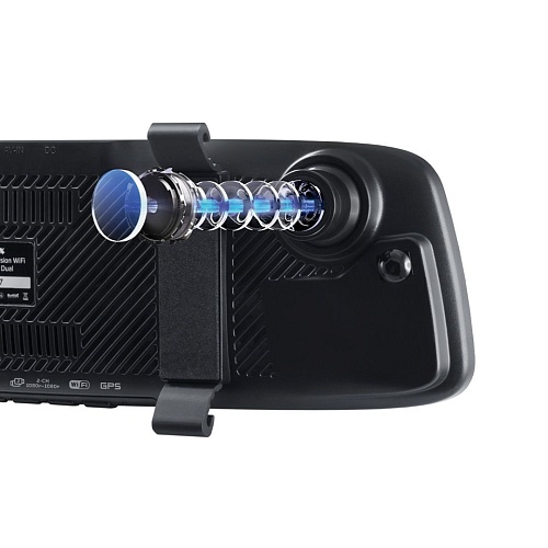 Видеорегистратор зеркало с GPS/ГЛОНАСС базой камер iBOX Rover WiFi GPS Dual + Внутрисалонная камера iBOX RearCam FHD4