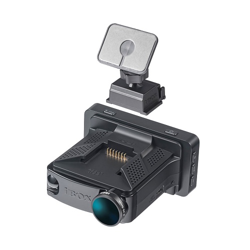 Видеорегистратор с сигнатурным радар-детектором iBOX F5 PRO 4K LaserScan WiFi Signature Dual + Внутрисалонная камера iBOX RearCam FHD6