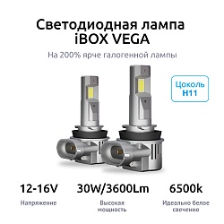 Светодиодные лампы iBOX VEGA H11