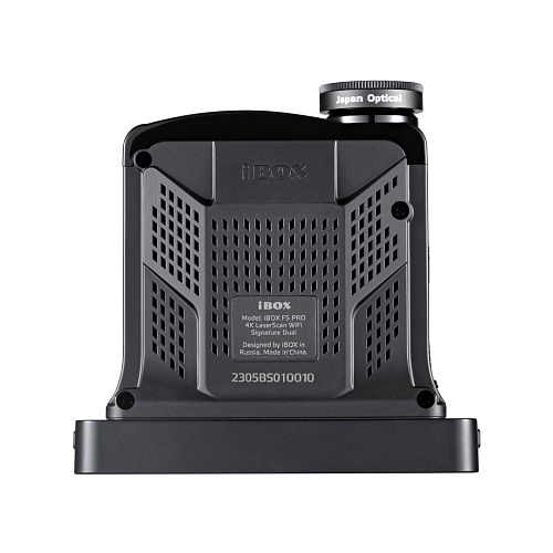 Видеорегистратор с сигнатурным радар-детектором iBOX F5 PRO 4K LaserScan WiFi Signature Dual + Внутрисалонная камера iBOX RearCam FHD6