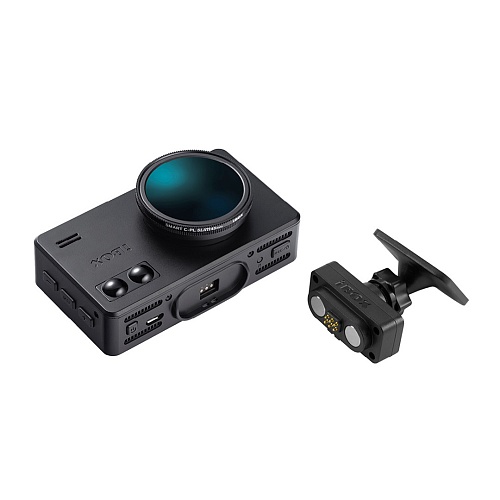 Видеорегистратор с сигнатурным радар-детектором iBOX iCON LaserVision WiFi Signature Dual + Камера заднего вида iBOX RearCam iCON 